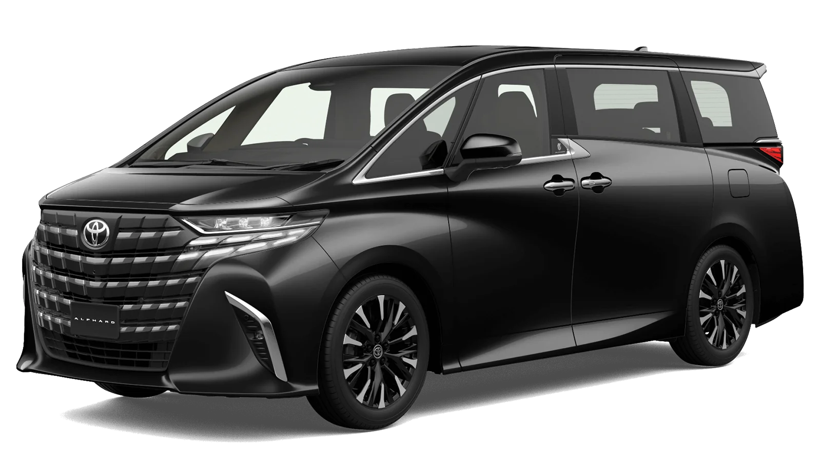 Ilustrasi Toyota Alphard hitam